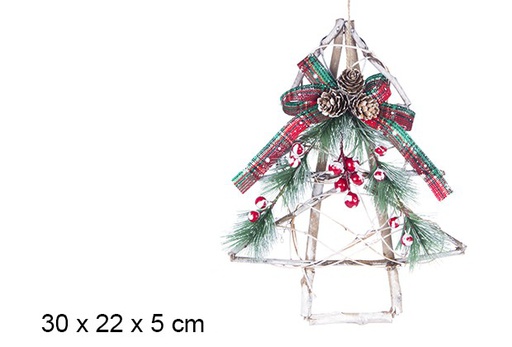 [107123] Colgante árbol Navidad 30 cm