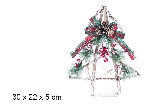 [107123] Pendentif sapin de Noël 30 cm