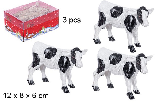 [106245] Pack 3 vacas resina caja tapa PVC