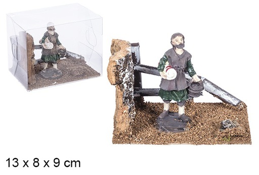 [106299] Figura per presepe di Natale professione 