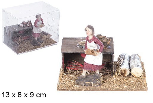 [106305] Figura para presépio de Natal profissão 