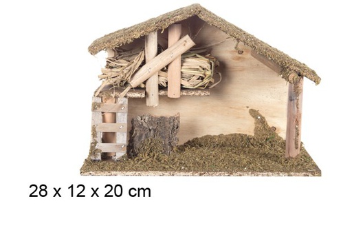 [106359] Cabaña madera 28x12x20 cm