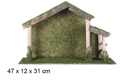 [106360] Cabaña madera 47x12x31 cm