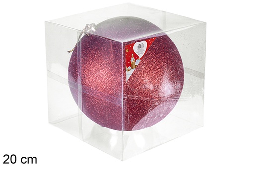 [106915] red glitter ball 20cm