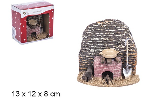 [106338] Fire scene with casserole for Bethlehem