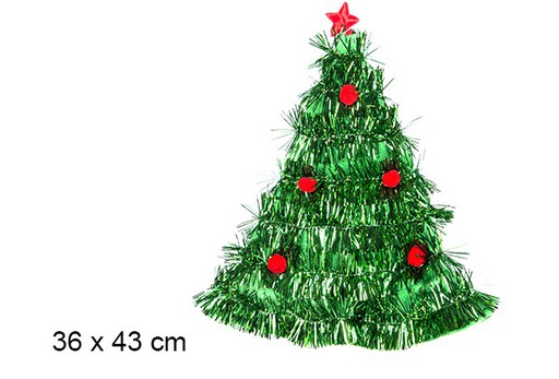 [107412] Christmas tree hat 36x43 cm