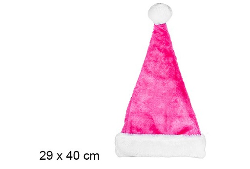 [107414] Bonnet de Noël rose 29x40 cm  