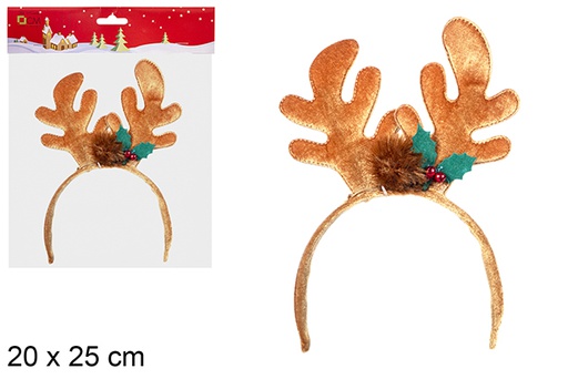 [107417] Christmas reindeer headband 20x25 cm  