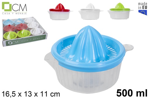 [106237] Fruit juicer round design lid color 0.5 l.