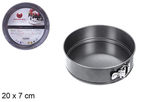 [104724] Stampo rotondo staccabile 20x7 cm