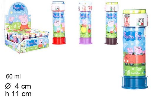 [202607] Tubo pompas jabón Peppa Pig 60 ml