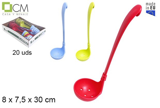 [103153] Cucharón saca aceitunas plástico colores surtidos