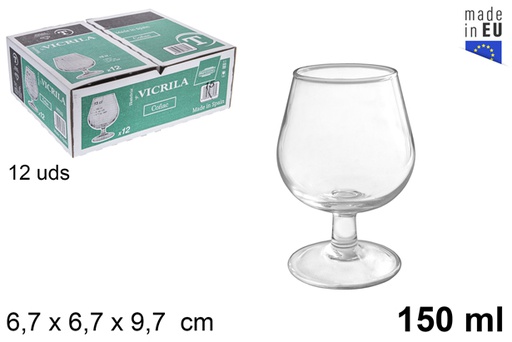 [203447] Coupe en verre à cognac 150 ml