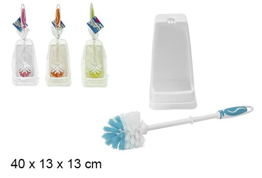 [104788] Escobillero cuadrado mango color 40 cm