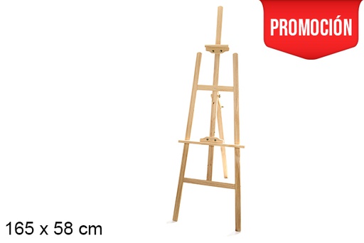 [104833] Cavalletto in legno per dipingere 165 cm