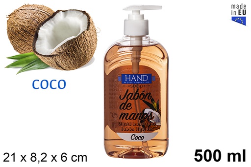 [107460] COCONUT LIQUID HAND SOAP 500ML