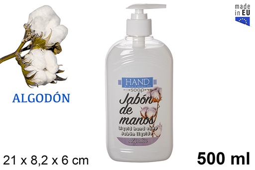 [107456] Jabón líquido de manos algodón 500 ml.