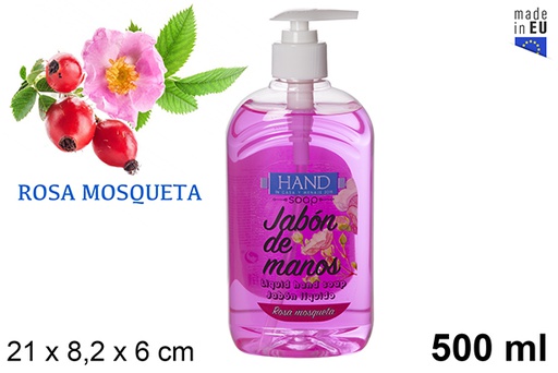 [107459] Sabonete líquido Rosa Mosqueta 500 ml.