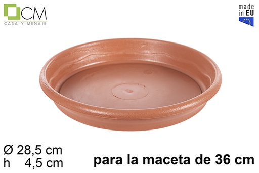 [103097] Assiette pot en terre cuite Elsa 36 cm