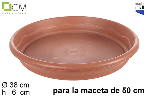 [103099] Assiette pot en terre cuite Elsa 50 cm