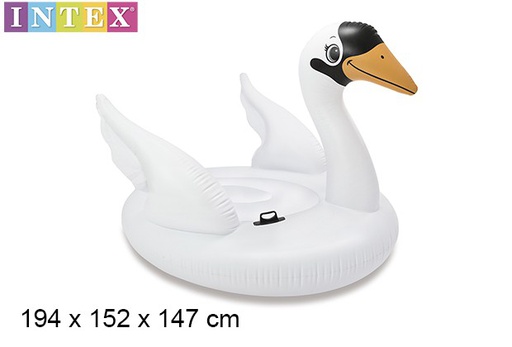 [203368] Flotteur gonflable méga cygne 194x152 cm