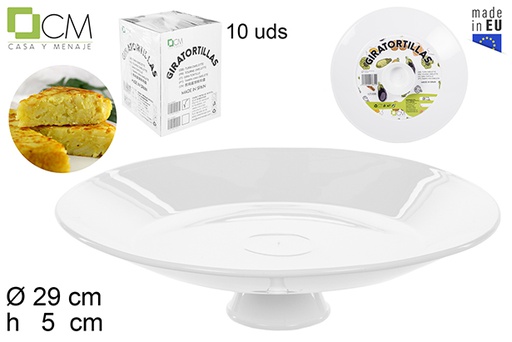 [107674] White omelette turner 29 cm