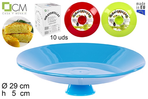 [107675] Omelette turner assorted colors 29 cm