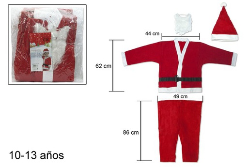 [045838] Santa Claus costume boy 10-13 years