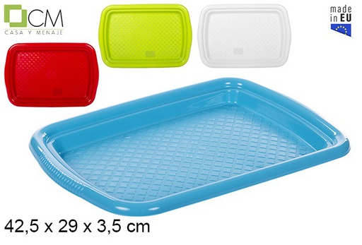 [102923] Bandeja plástico colores surtidos