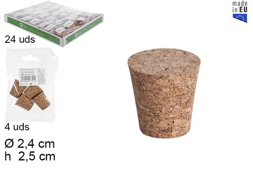 [107791] Set 4 tapones de corcho