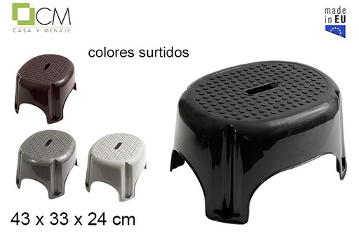 [102999] Taburete step plástico color opaco size XL