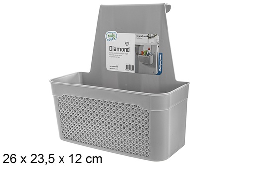 [203713] Cestino organizer da appendere in plastica