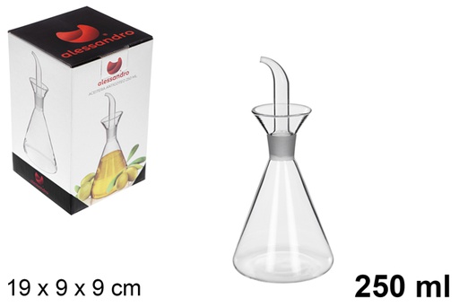 [107631] Aceitera cristal antigoteo 250 ml
