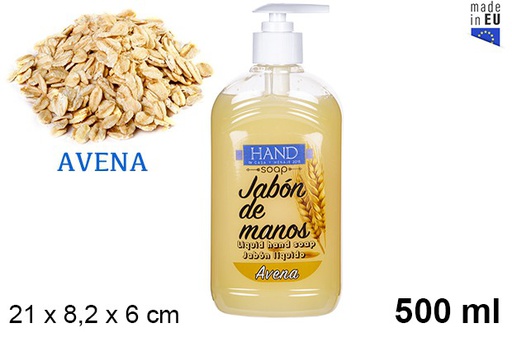 [108016] Sapone liquido per le mani all'avena 500 ml.