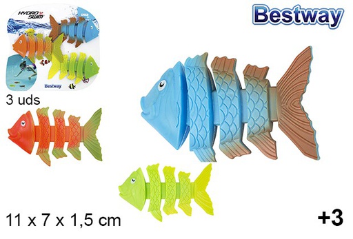 [204284] Poisson en plastique pour la plongée Squiggle Wiggle +3 années