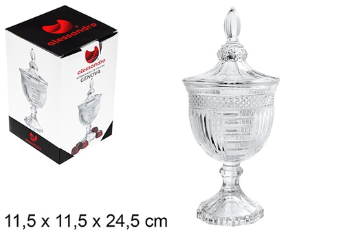 [107959] Bombonera cristal Génova