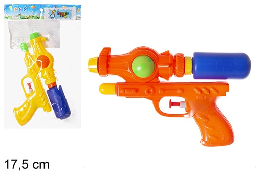[108459] Pistola de água cores sortidas 17,5 cm