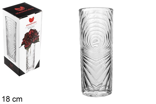 [107963] Florero cristal Spring 18 cm