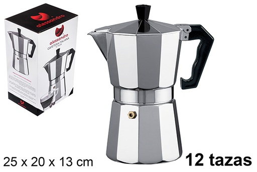 [108038] Cafetière en aluminium 12 tasses