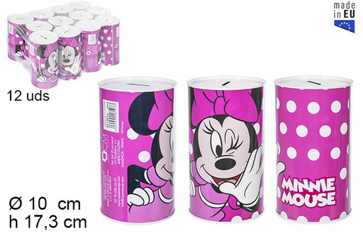 [108107] Metal piggy bank Minnie 10x17 cm