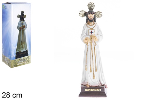 [107835] Captive Jesus figure 28 cm
