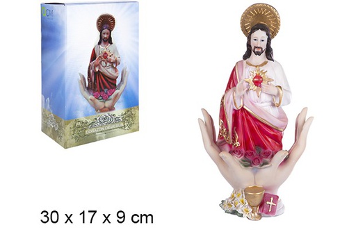 [107840] Coração de Jesus 30 cm