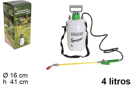 [108310] Pulvérisateur pression jardin 4 l.