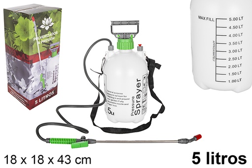 [108311] Garden pressure sprayer 5 l.