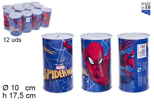 [108721] Mealheiro de metal do Spiderman 10x17 cm