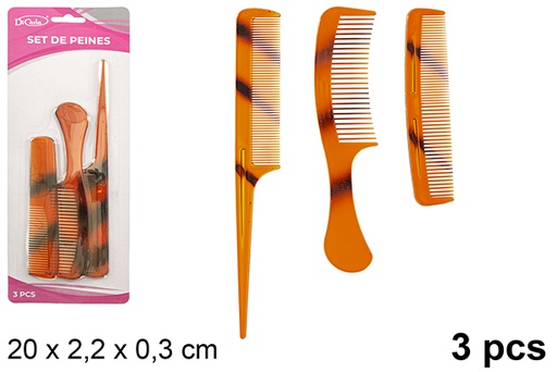 [107949] Pack 3 ladies combs