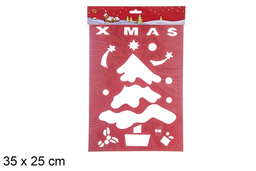 [109777] Christmas tree template 35x25 cm