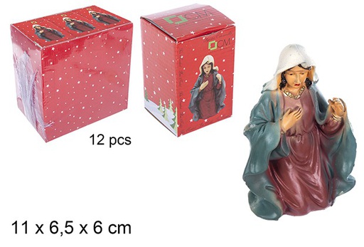 [109904] Resin mother mary 11x6.5cm  