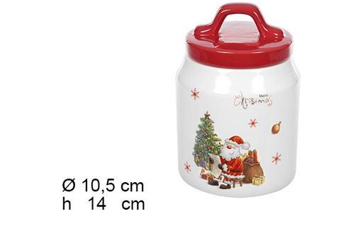 [109346] Pot en céramique de Noël 10,5 cm