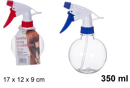 [108389] Spruzzatore di plastica a sfera trasparente 350 ml